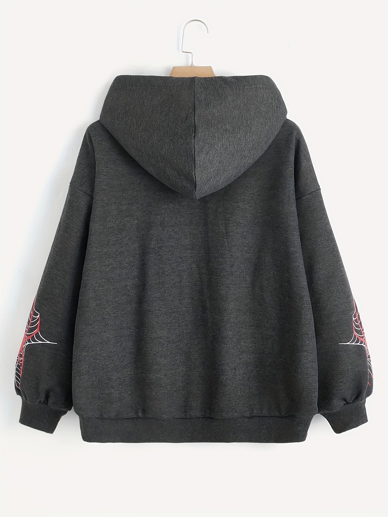Crimson Web Hoodie