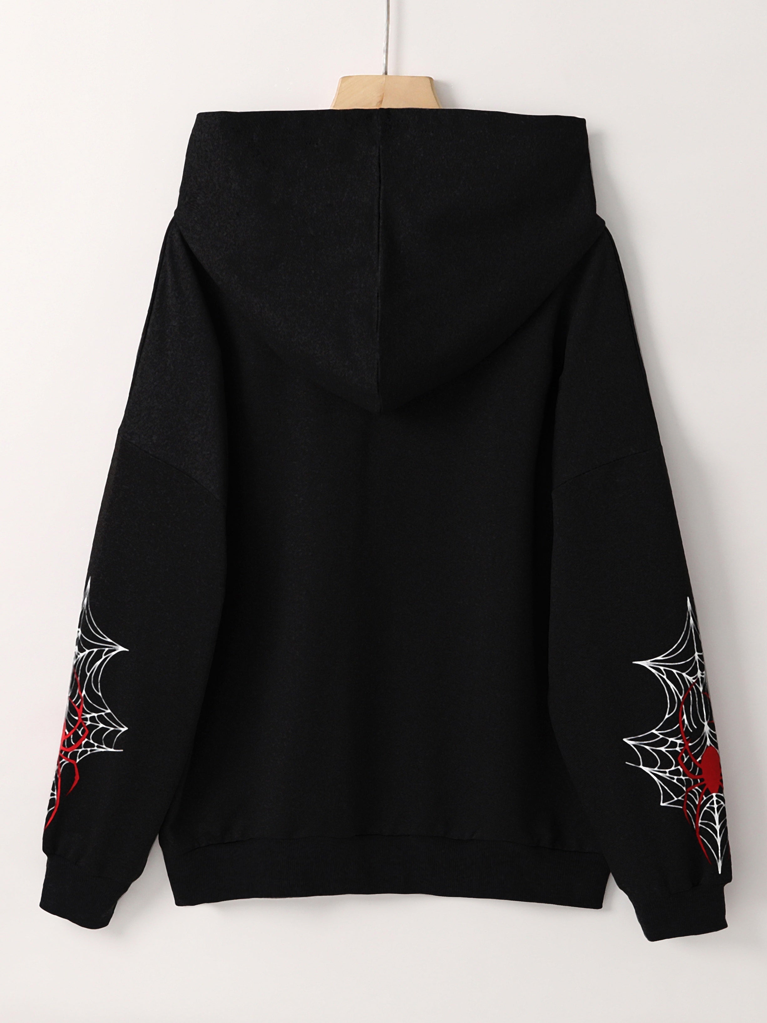 Crimson Web Hoodie