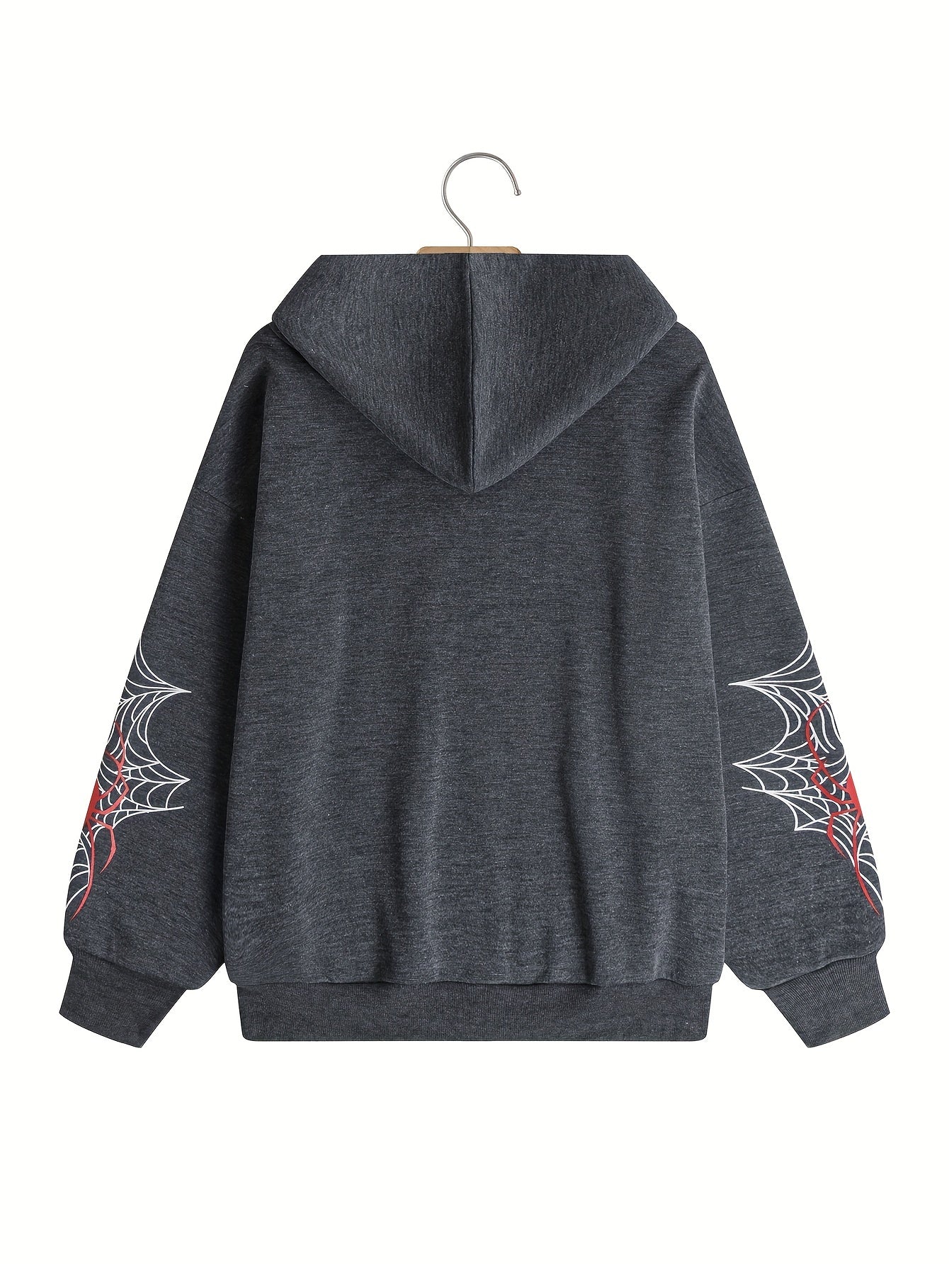 Crimson Web Hoodie