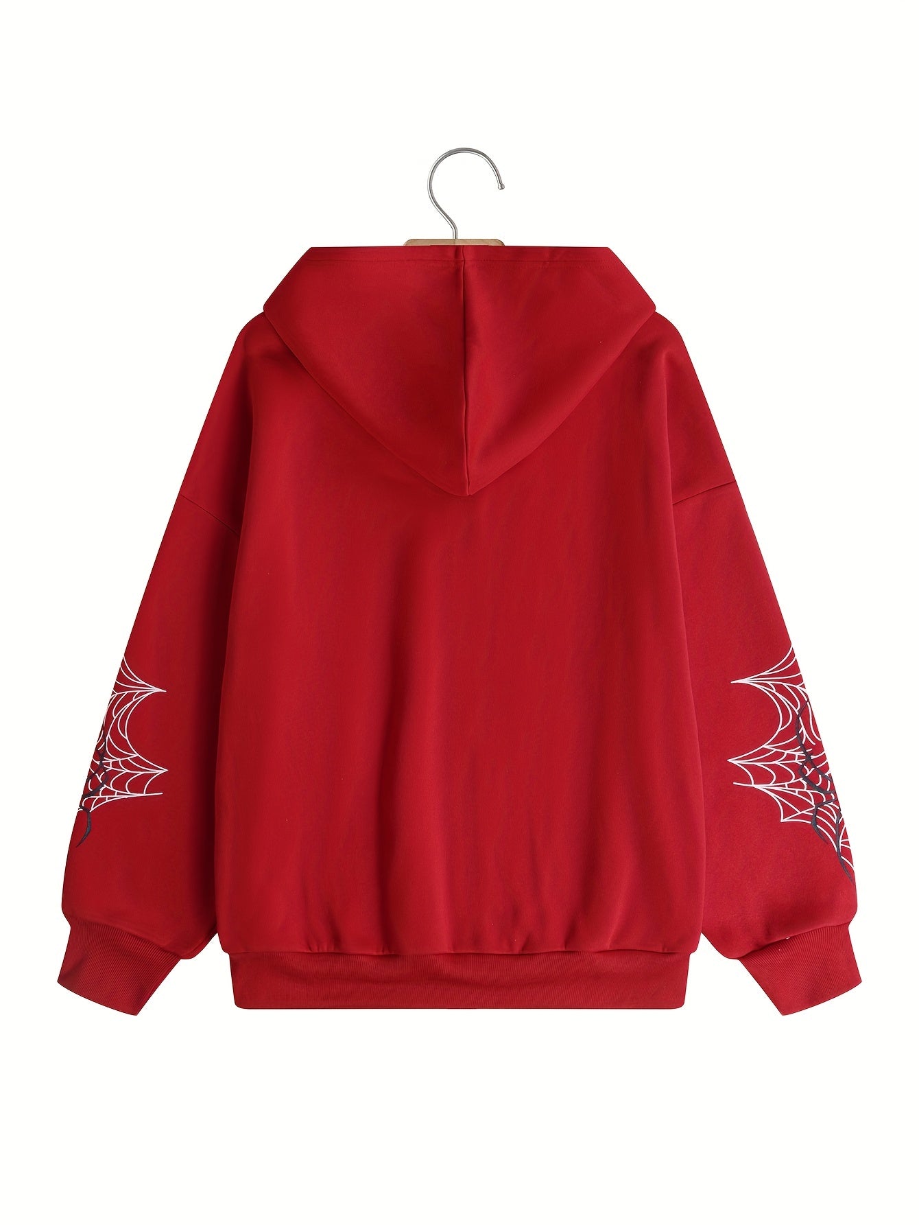 Crimson Web Hoodie