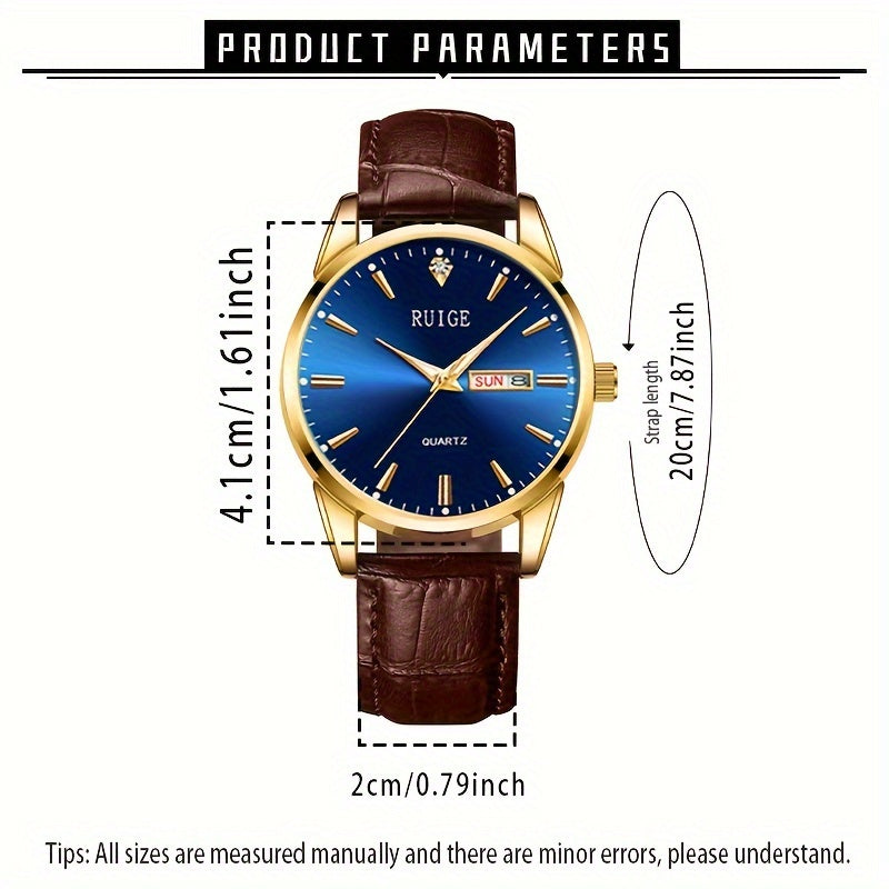 Azure Monarch Timepiece