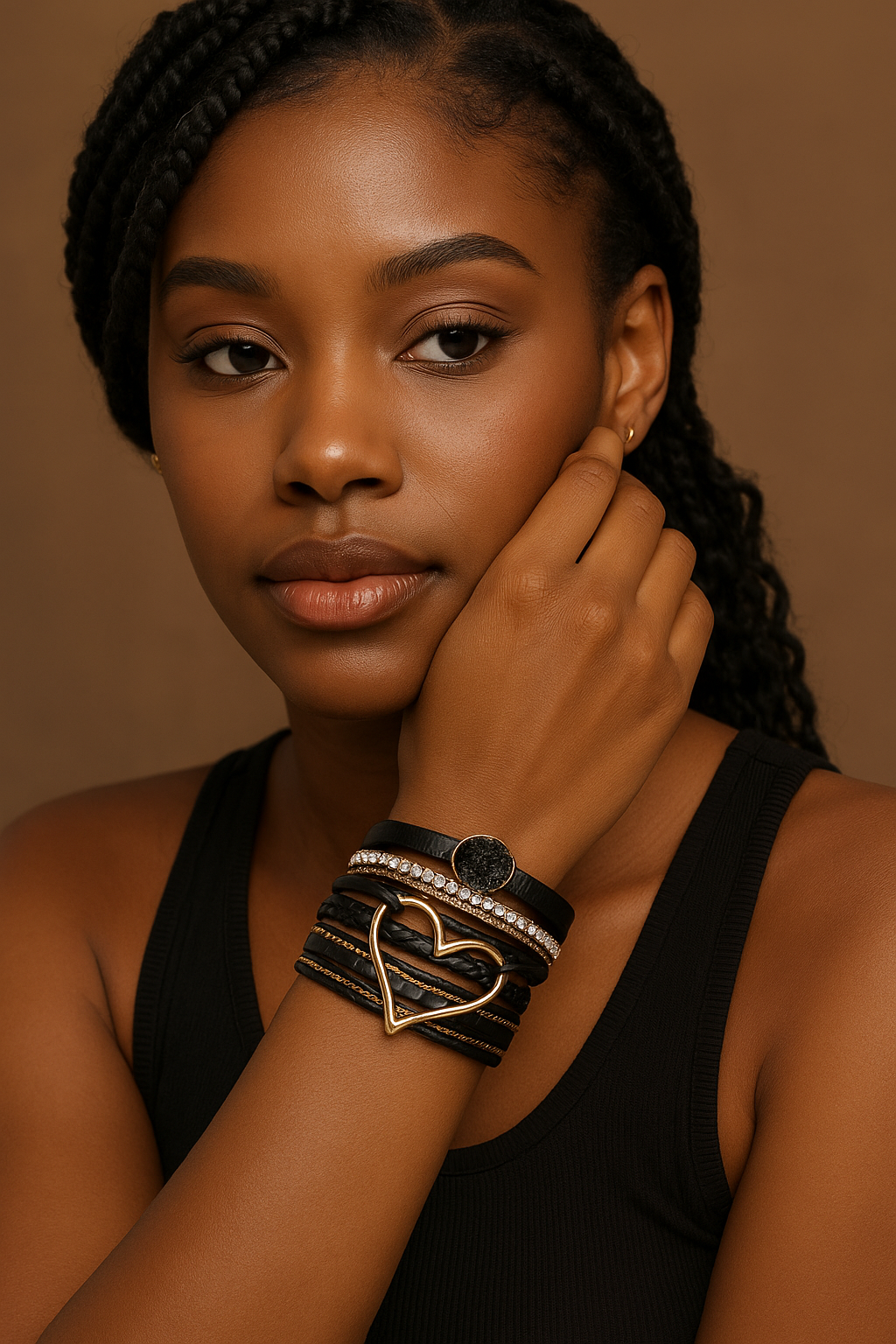 Eclipse Heart Bracelet