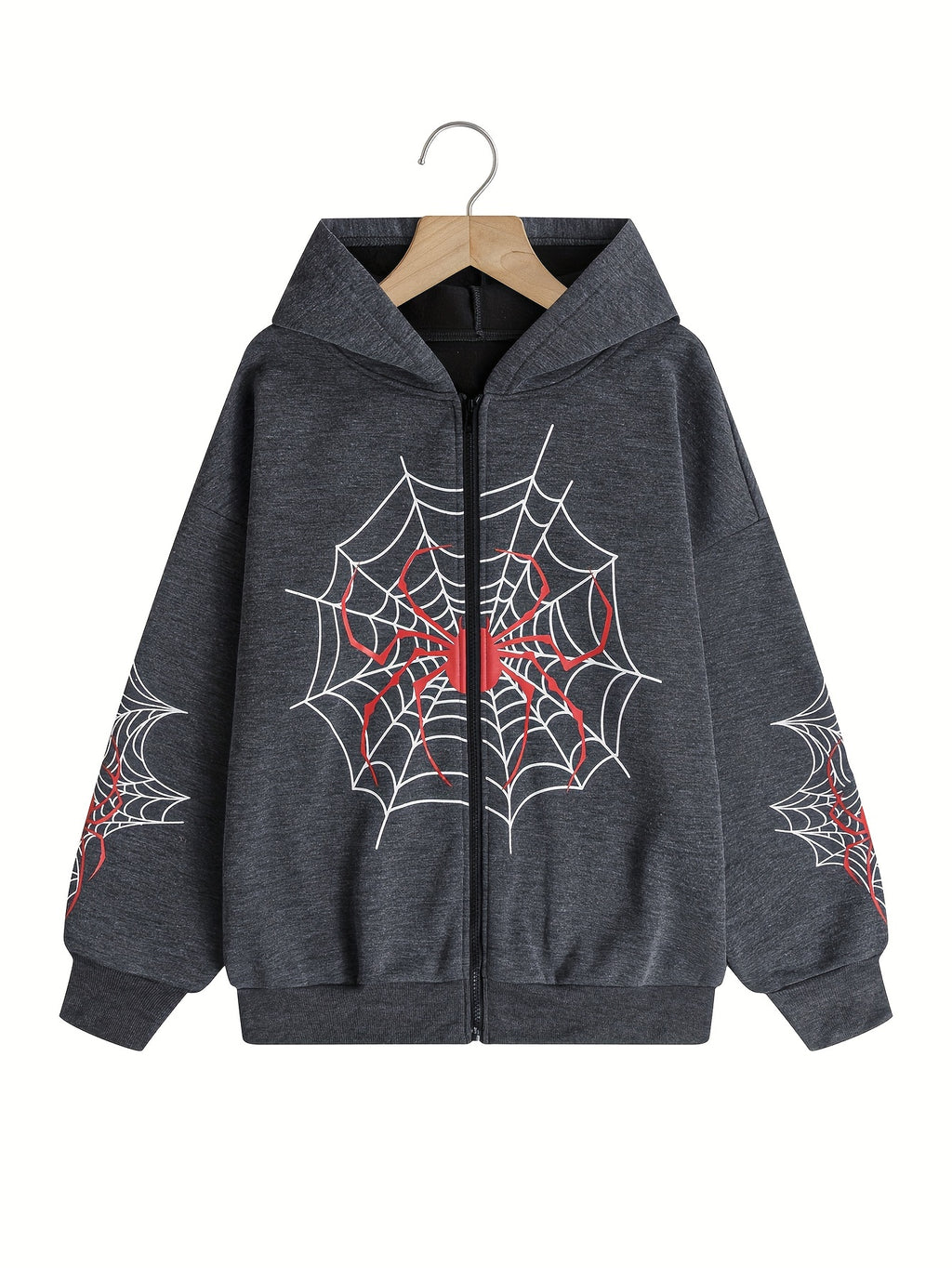 Crimson Web Hoodie