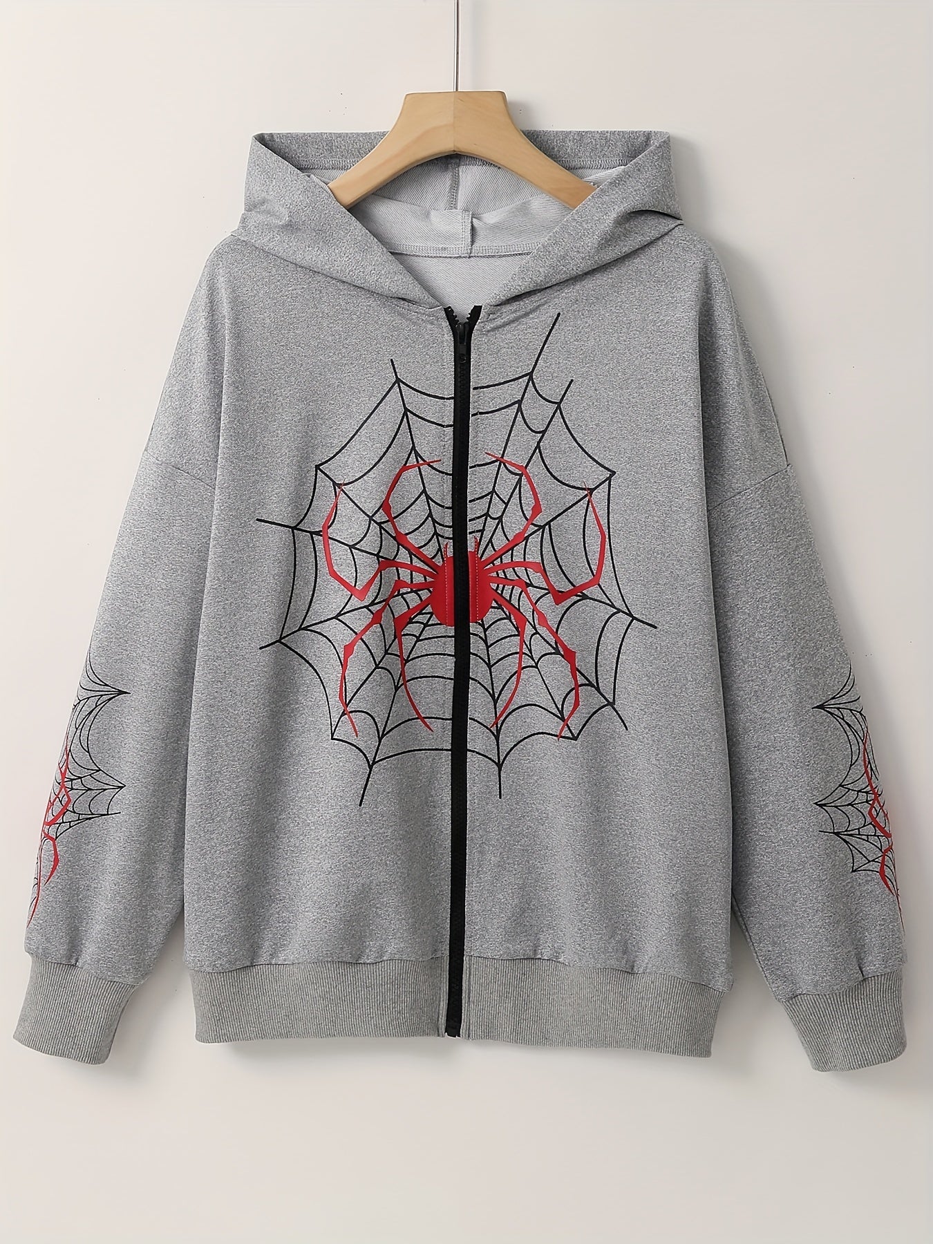Crimson Web Hoodie