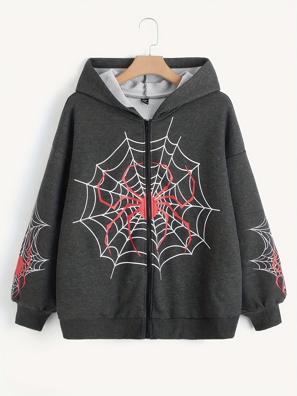 Crimson Web Hoodie